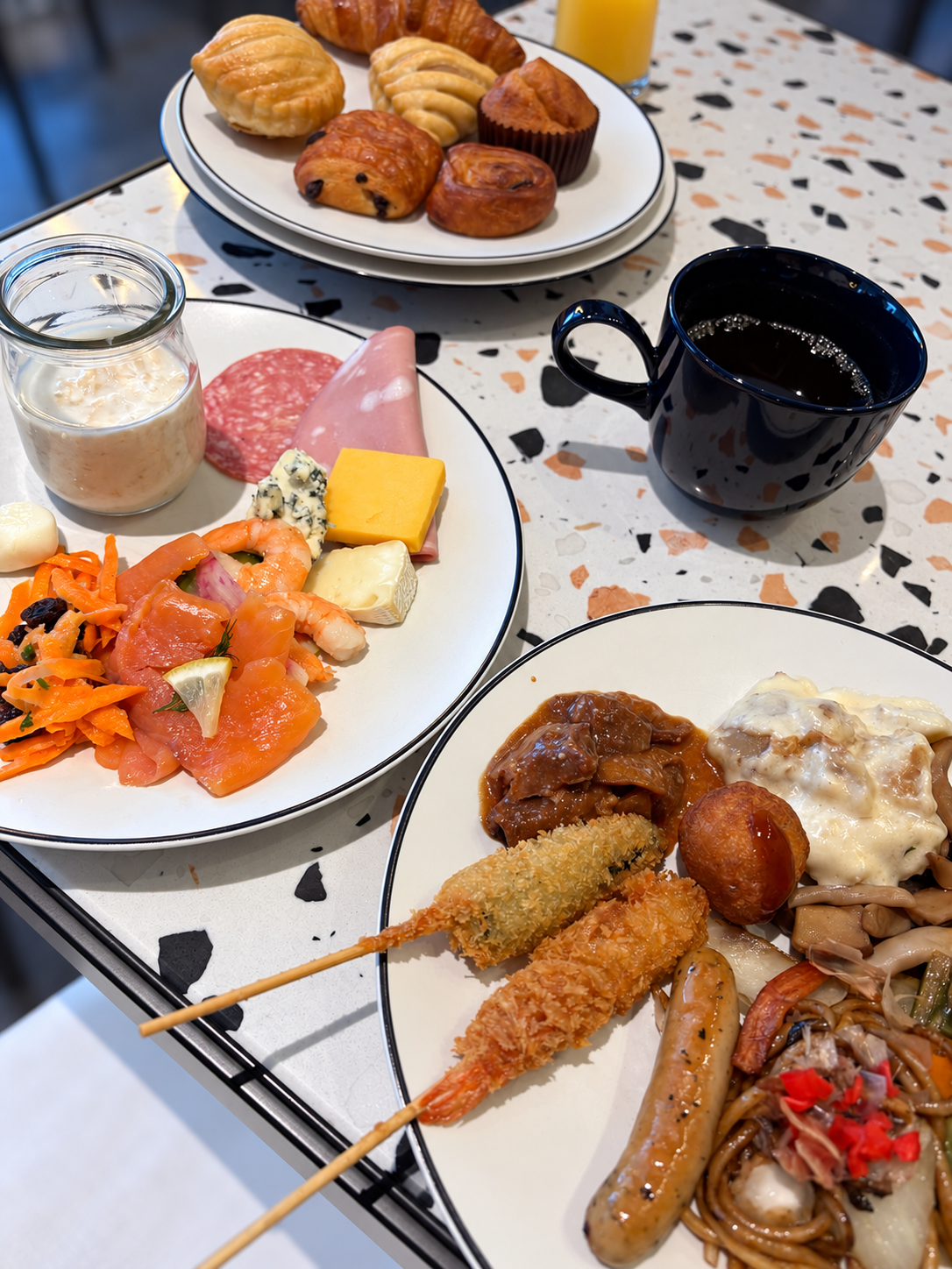 キャノピーbyヒルトン大阪梅田の朝食プレート